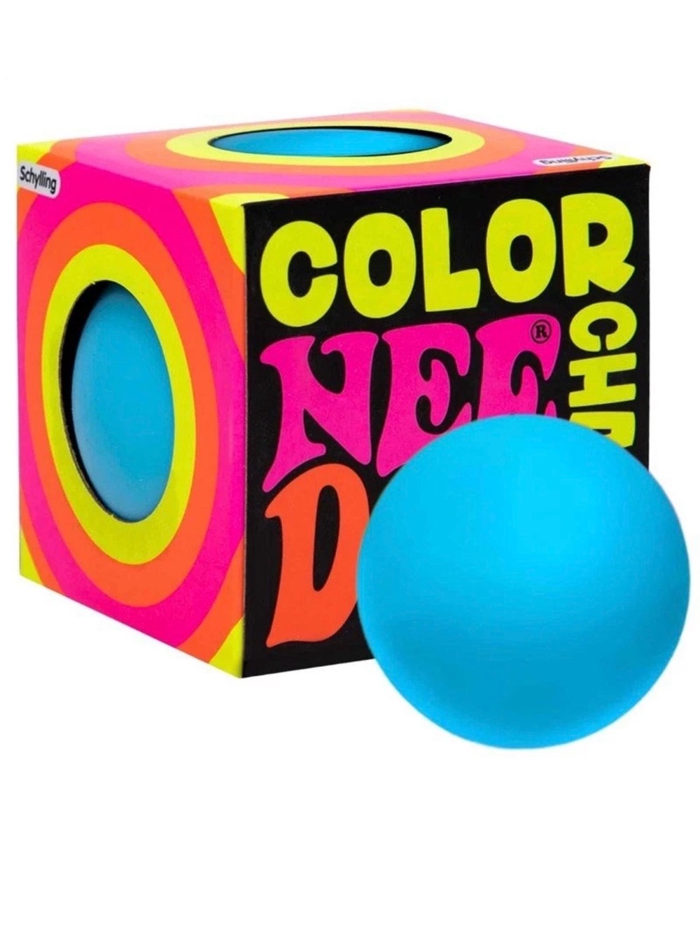 NeeDoh Schylling Color Change Viral Squishy Stress Toy Blue - NIB
